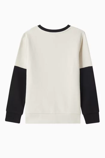 Logo Sweatshirt in Fleece