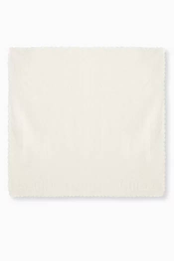 Scalloped Blanket in Cotton-blend