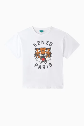 Logo Print T-shirt in Cotton