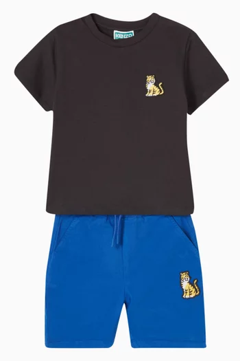 Embroidered T-shirt in Organic Cotton