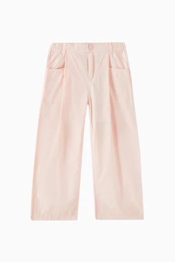 Wide Leg Pants in Cotton