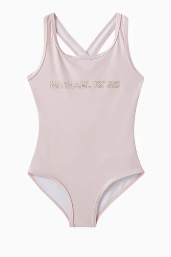 Logo One-piece Swimsuit