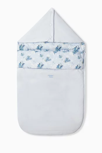 Jungle-print Sleeping Nest in Cotton-poplin