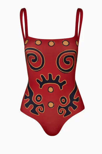 Mile One-piece Swimsuit in Stretch Nylon