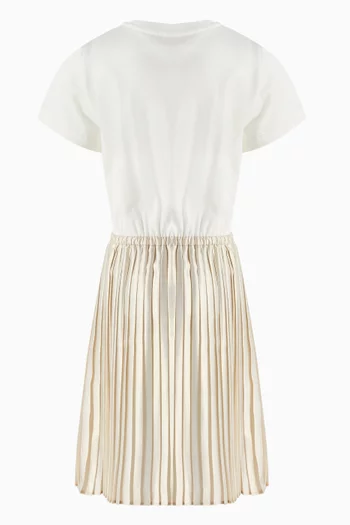 Metallic T-shirt Dress