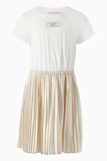Metallic T-shirt Dress
