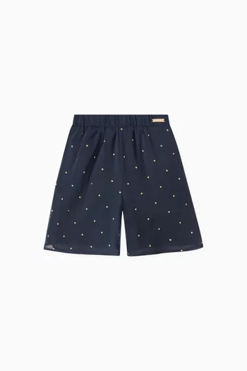Bermuda Shorts in Crepe