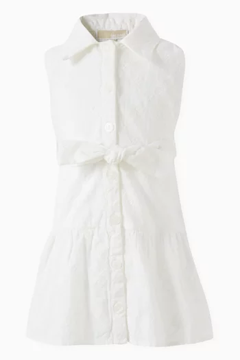 Collared Dress in Cotton