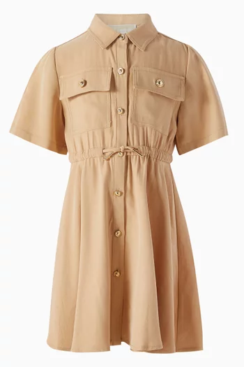 Shirt Dress in Cotton-blend