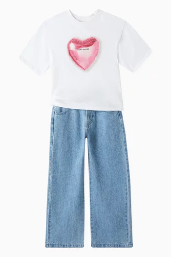 Rhinestone Embellished Jeans