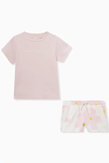 Daisy-print 2-piece Set in Cotton