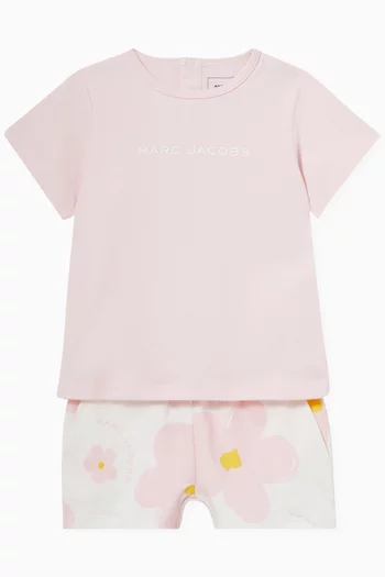 Daisy-print 2-piece Set in Cotton