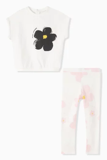 Daisy-print 2-piece Set in Cotton