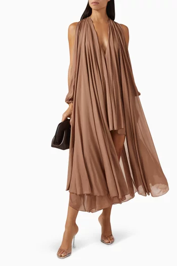 Asymmetric Dress in Jersey
