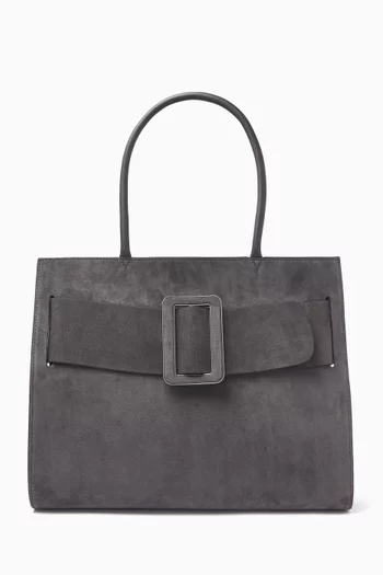 Bobby Tote Bag in Suede
