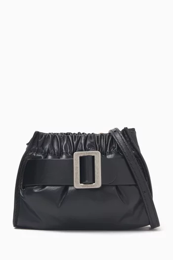 Micro Scrunchy Rebel Satchel Bag in Leather
