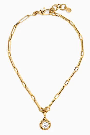 Mystic Frances Necklace in Gold-plated Brass