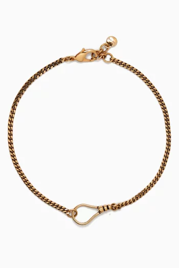 Warrior Necklace in Gold-plated Brass