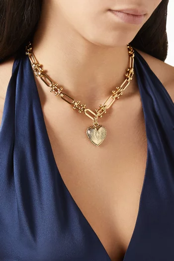 Loved Necklace in Gold-plated Brass