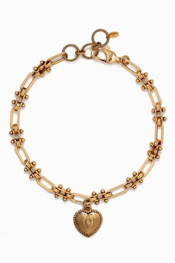 Loved Necklace in Gold-plated Brass