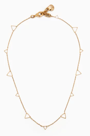 Secret Glamour Necklace in Gold-plated Brass