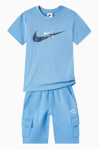 Cargo Shorts in Fleece