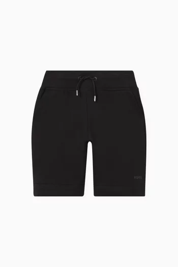 Logo Shorts in Cotton-blend