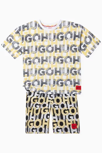 Monogram Sweatshorts in French Terry