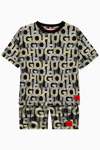 All-over Print T-shirt in Jersey