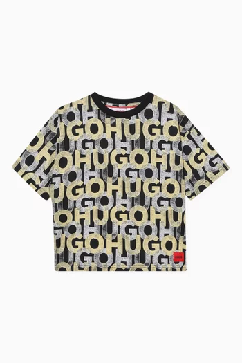 All-over Print T-shirt in Jersey