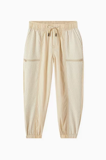 Colour-block Loose Sweatpants