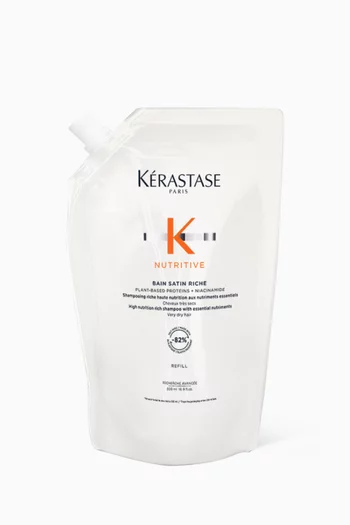 Nutritive Hydrating Shampoo for Dry Hair Refill Pouch, 500ml