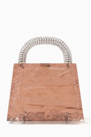 Eva Top-handle Bag in Crushed Ice Acrylic
