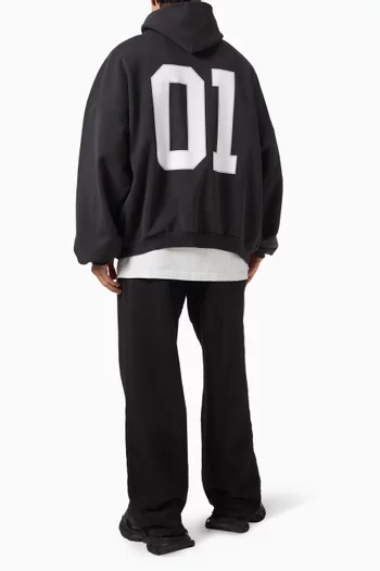 Basketball Large-fit Hoodie in Cotton