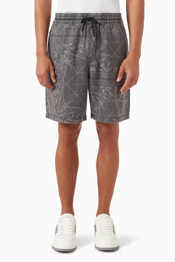 Kaleidoscope Shorts in Denim
