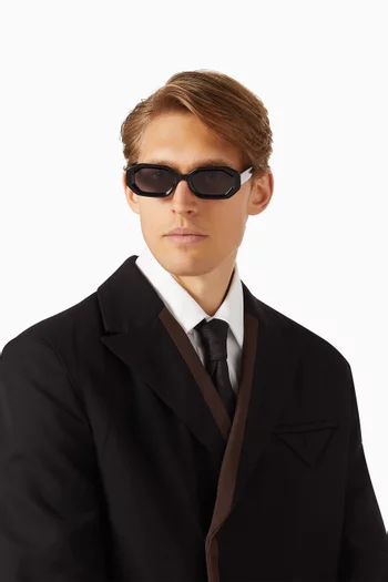 Bacci Oval Sunglasses in Acetate