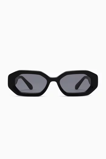 Bacci Oval Sunglasses in Acetate