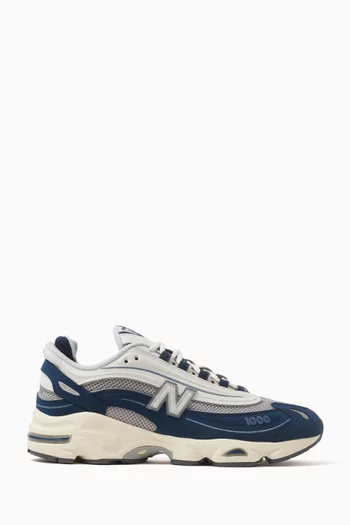 1000 Sneakers in Mesh & Suede