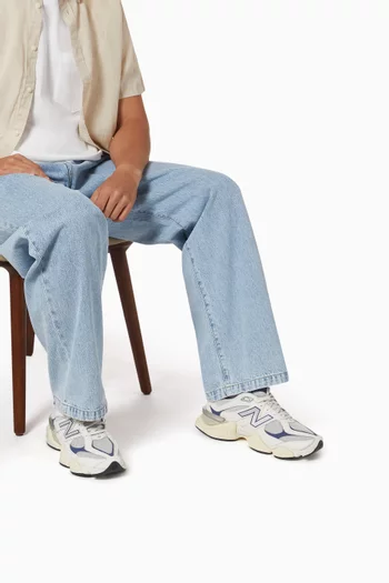 9060 Sneakers in Leather & Mesh
