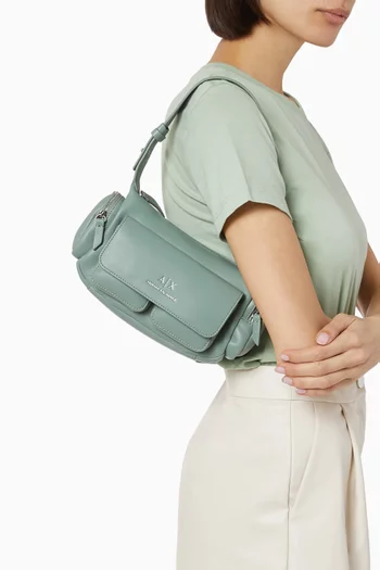 Rachel Shoulder Bag in Faux Leather