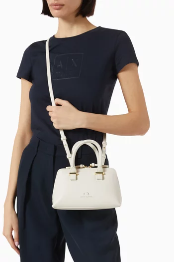 Megan Top-handle Bag in Faux Leather
