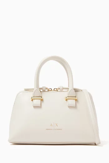 Megan Top-handle Bag in Faux Leather