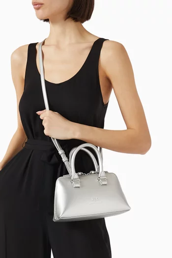 Megan Top-handle Bag in Faux Leather