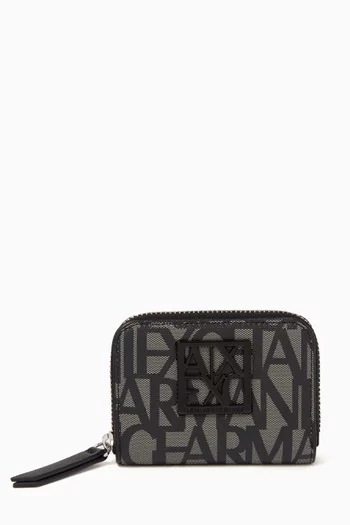 Susie Monogram Zip Wallet