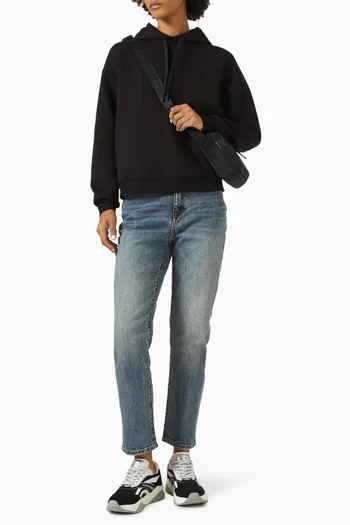 Logo Hoodie in Viscose-blend