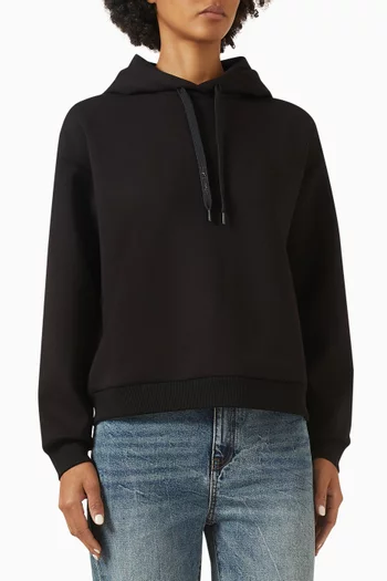 Logo Hoodie in Viscose-blend