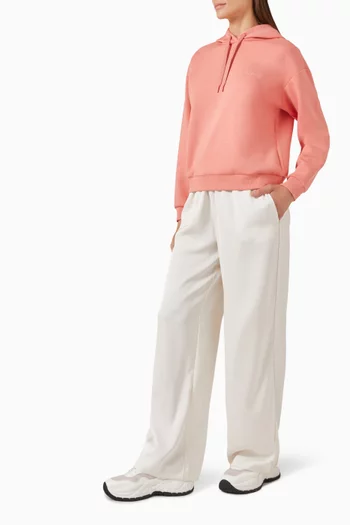 Logo Hoodie in Viscose-blend