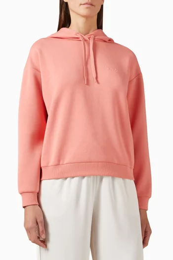 Logo Hoodie in Viscose-blend