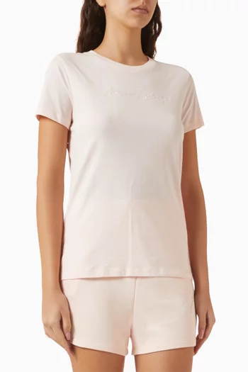 Logo T-shirt in Cotton