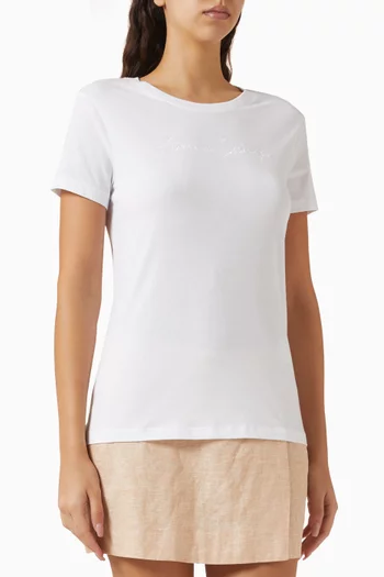 Logo T-shirt in Cotton